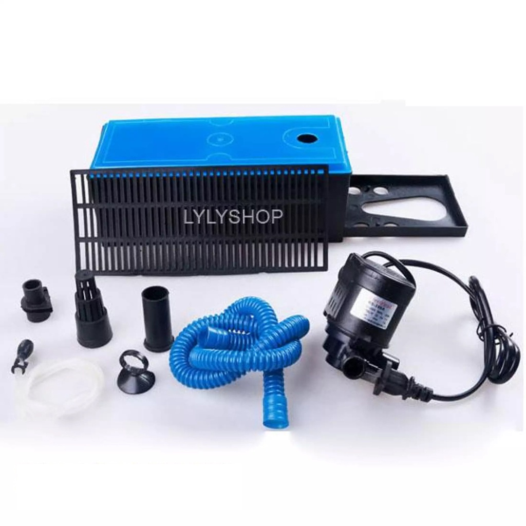Máy Bơm Lọc Nước Hồ Cá RS 188 và Bông Lọc Loại Tốt - Bộ Bơm Lọc Nước Bể Cá Electrical RS 188