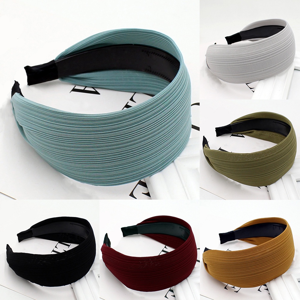 Băng Đô Nữ Màu Trơn Thời Trang