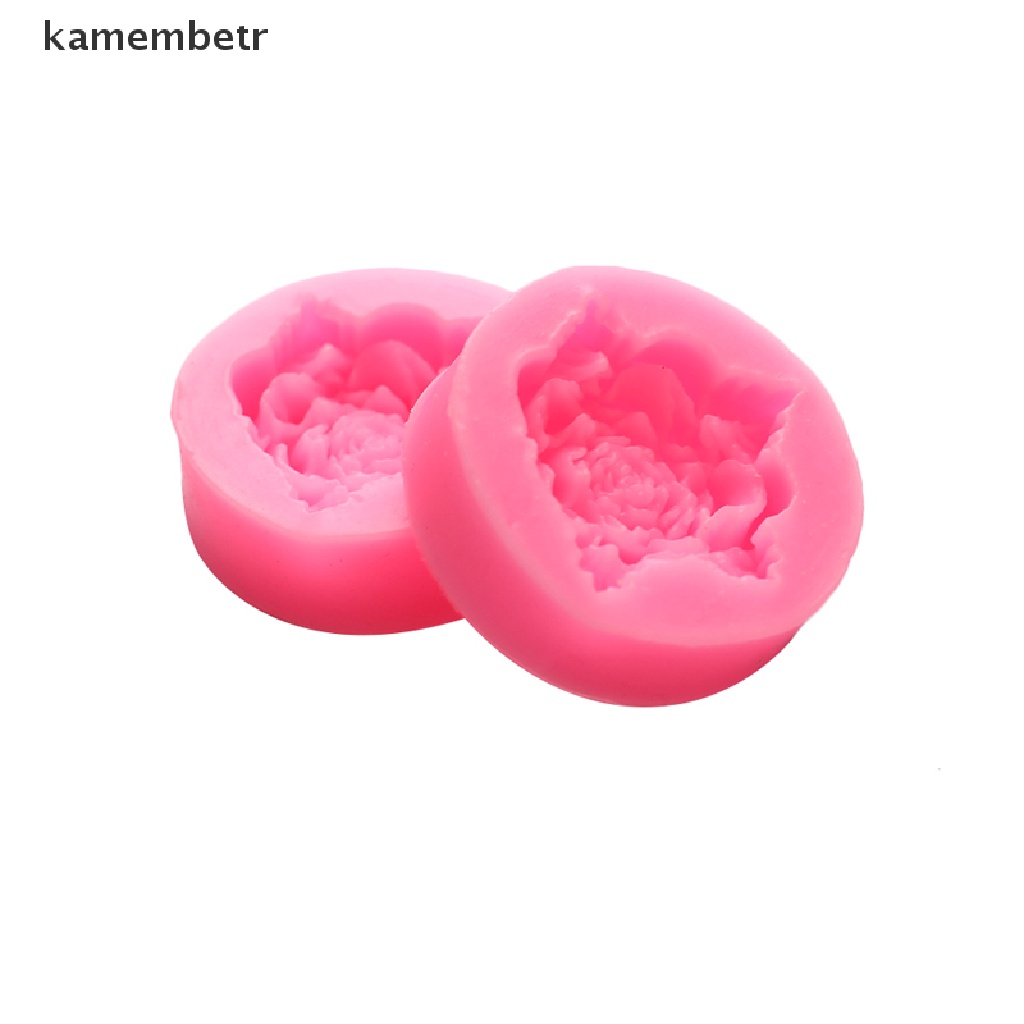 Khuôn Silicone Tạo Hình Hoa Hồng Nở 3D Trang Trí Bánh