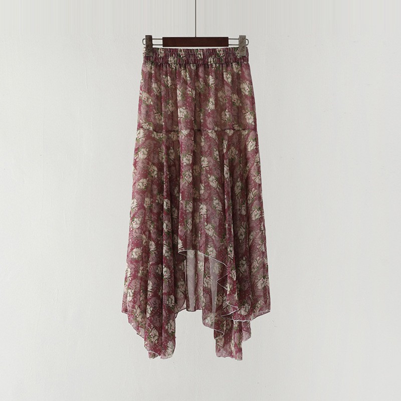 Chân Váy Voan Hoa Nhí Hàng Quảng Châu