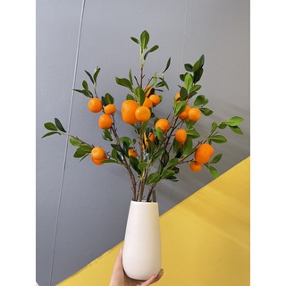 cành quýt giả 85cm - 6 quả