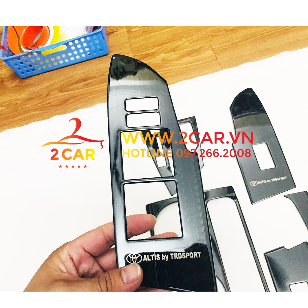 Ốp nội thất xe Toyota Altis 2014 - 2021 chất liệu titan cao cấp