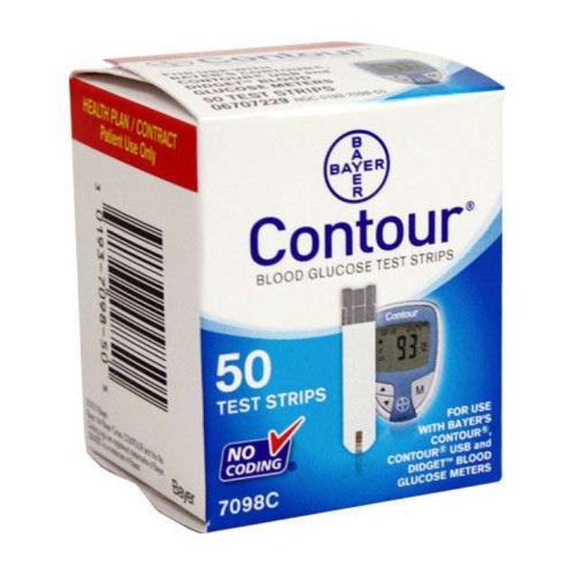 Que thử đường huyết Bayer Contour ( 50 que)