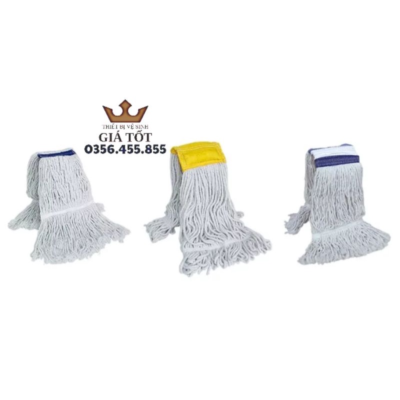 Cây lau nhà,cây lau sàn công nghiệp ướt cotton dạng kẹp