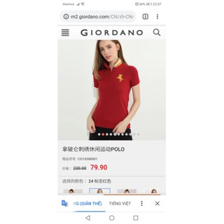 Quần áo thời trang Nữ Giordano