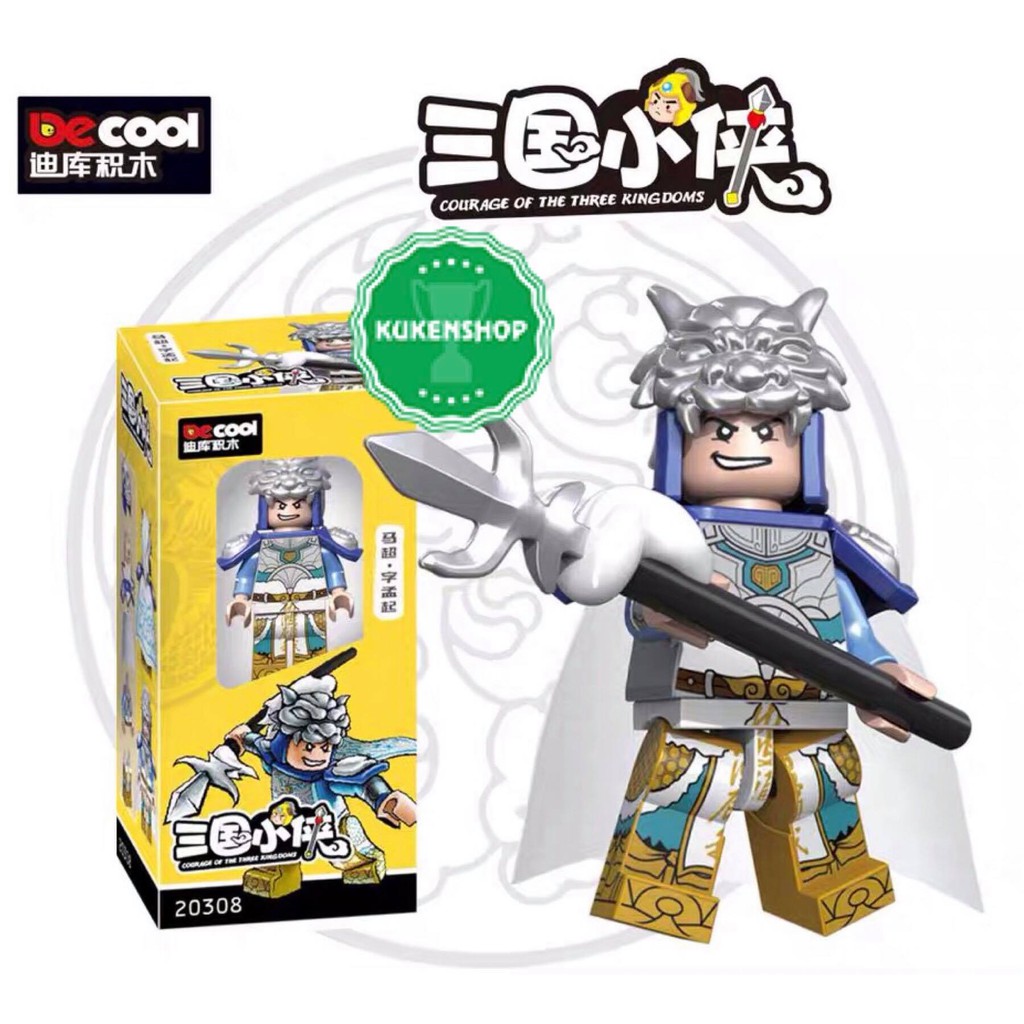 Minifigures Tam Quốc Mẫu Nhân Vật Gia Các Lượng Lưu Bị Quan Vũ Trương Phi Triệu Tử Long Mã Siêu Tào Tháo