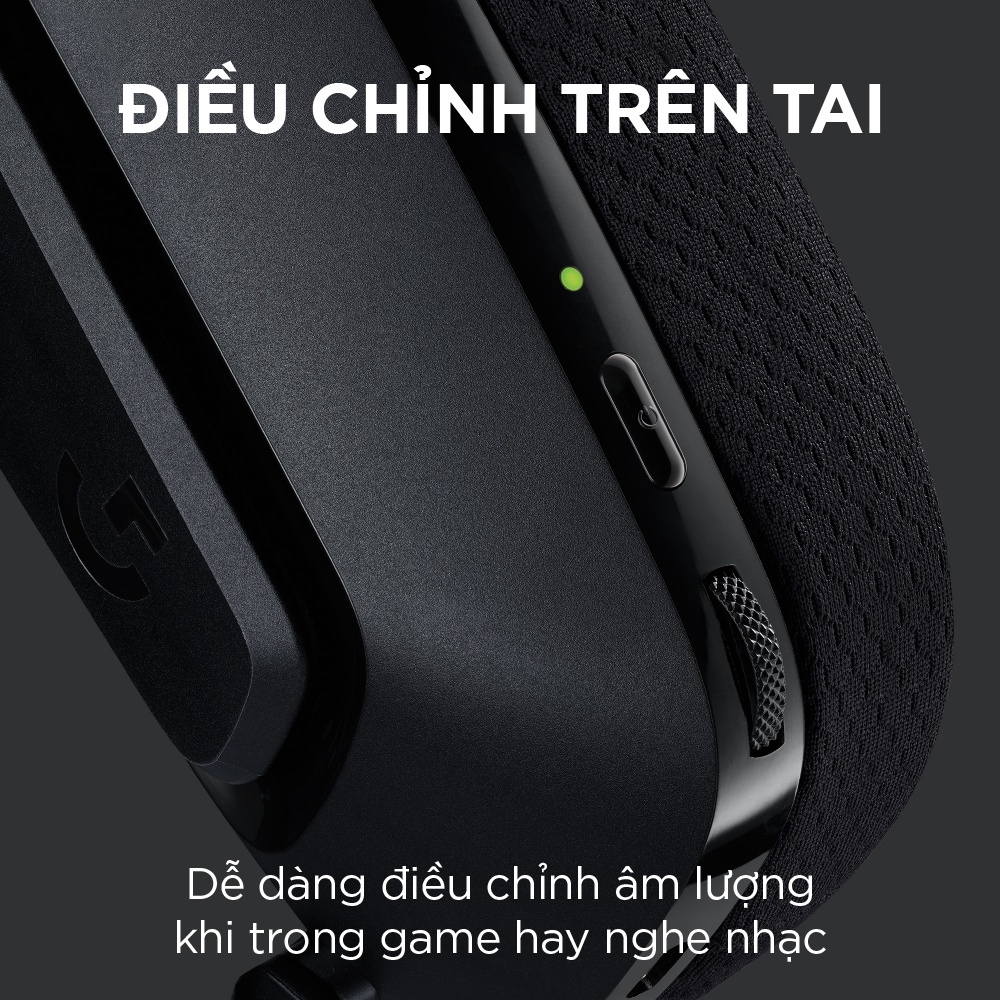 Tai nghe game không dây Lightspeed Logitech G535 - Nhẹ, âm thanh nổi PC, PS4, PS5