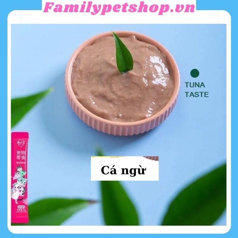 Combo 100 cây súp thưởng cho mèo Ciao thanh 15g-familypetshop.vn