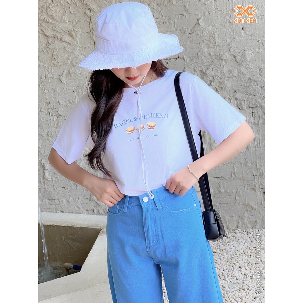 Áo Thun Nữ Ngắn Tay In Hình 3 Bánh Mã 132-9