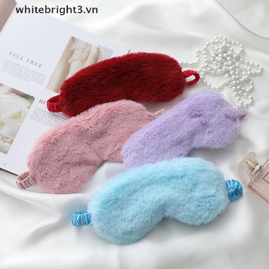 Bộ 3 Miếng Bịt Mắt Bằng Nhung Mềm Mại