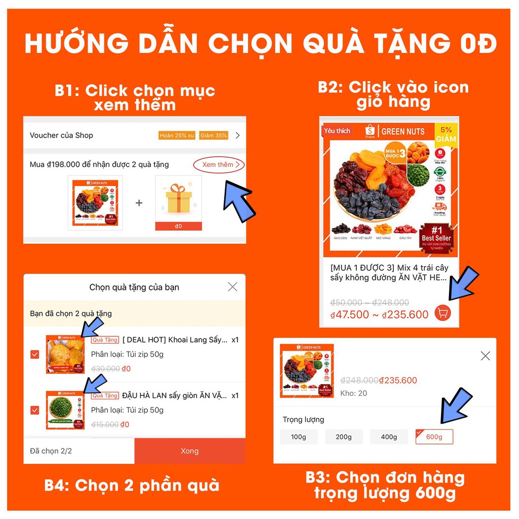 [MUA 1 ĐƯỢC 3] Mix trái cây sấy không đường ĂN VẶT HEALTHY/ĂN VẶT MẸ BẦU/ĂN KIÊNG/EAT CLEAN/KETO/ DAS/LOW CARB