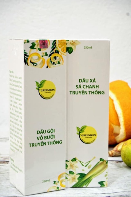 CẶP GỘI XẢ TRỊ RỤNG TÓC, KÍCH THÍCH TÓC MỌC NHANH DÀI GREENBON