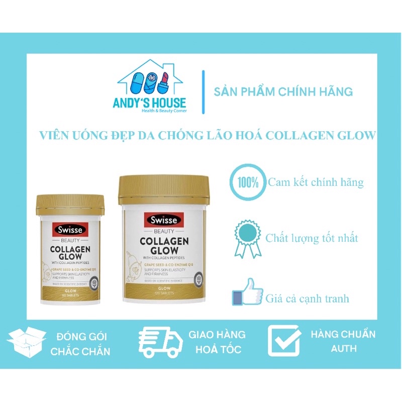 Viên Uống Đẹp Da Chống Lão Hoá - Collagen Glow | Thế Giới Skin Care