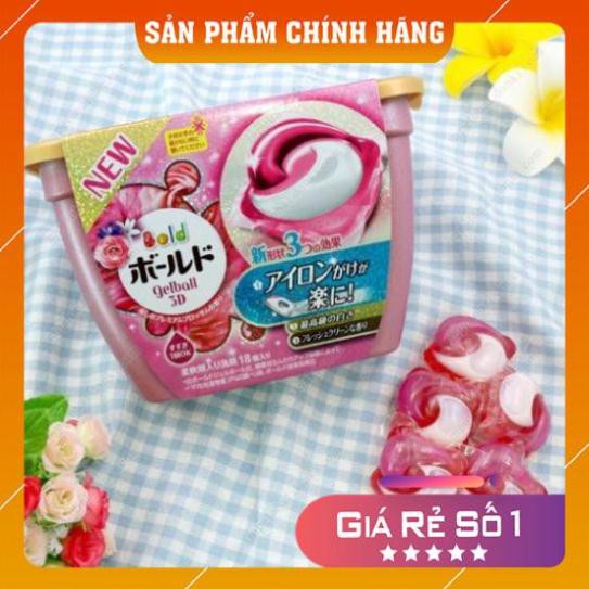 Viên Giặt Xả GELL BALL Bold 3D viên giặt Nhật Bản ( 3 in 1 ) viên giặt quần áo Nhập Trực Tiếp Viên Giặt Nội Địa Nhật