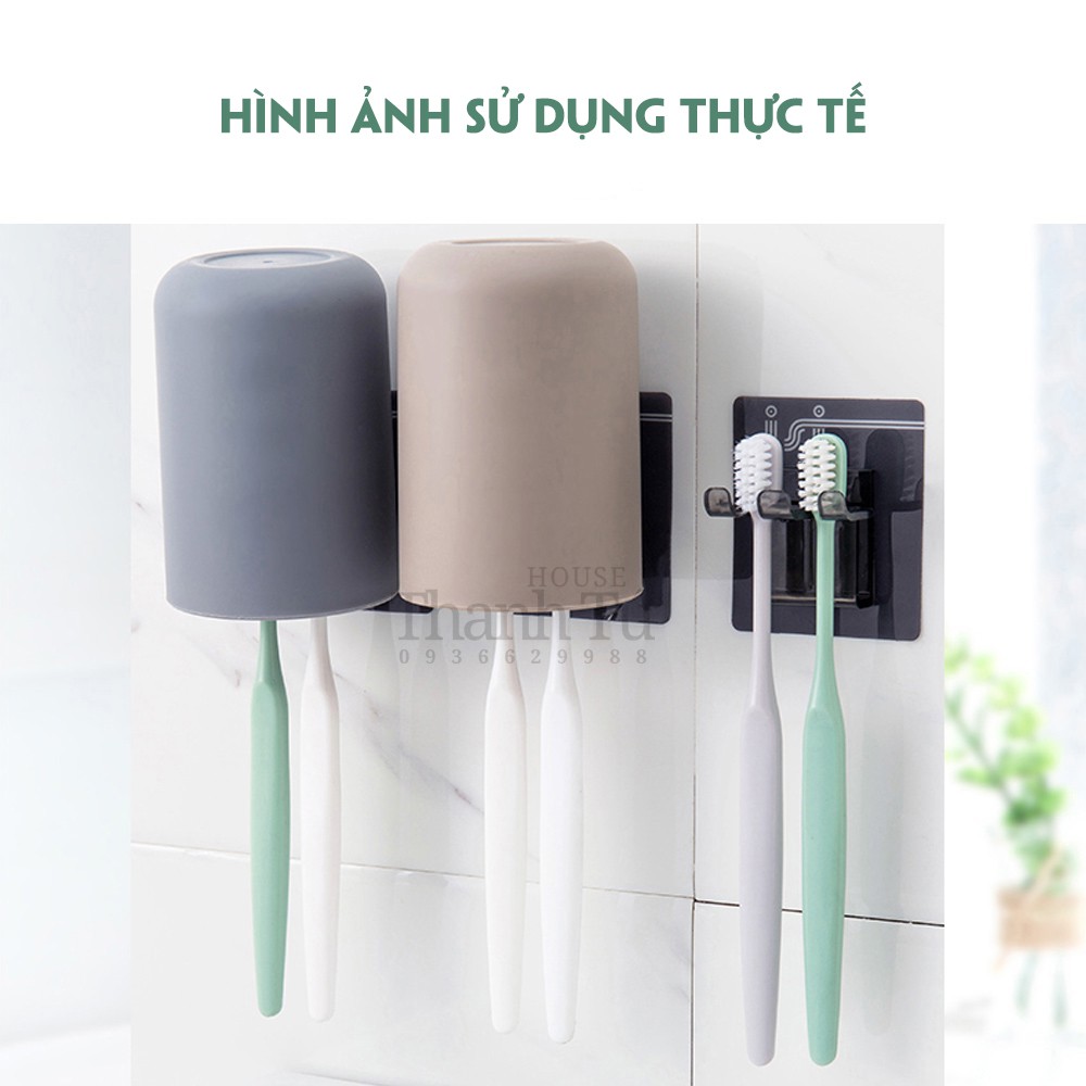 Giá để bàn chải đánh răng và úp cốc tiện lợi