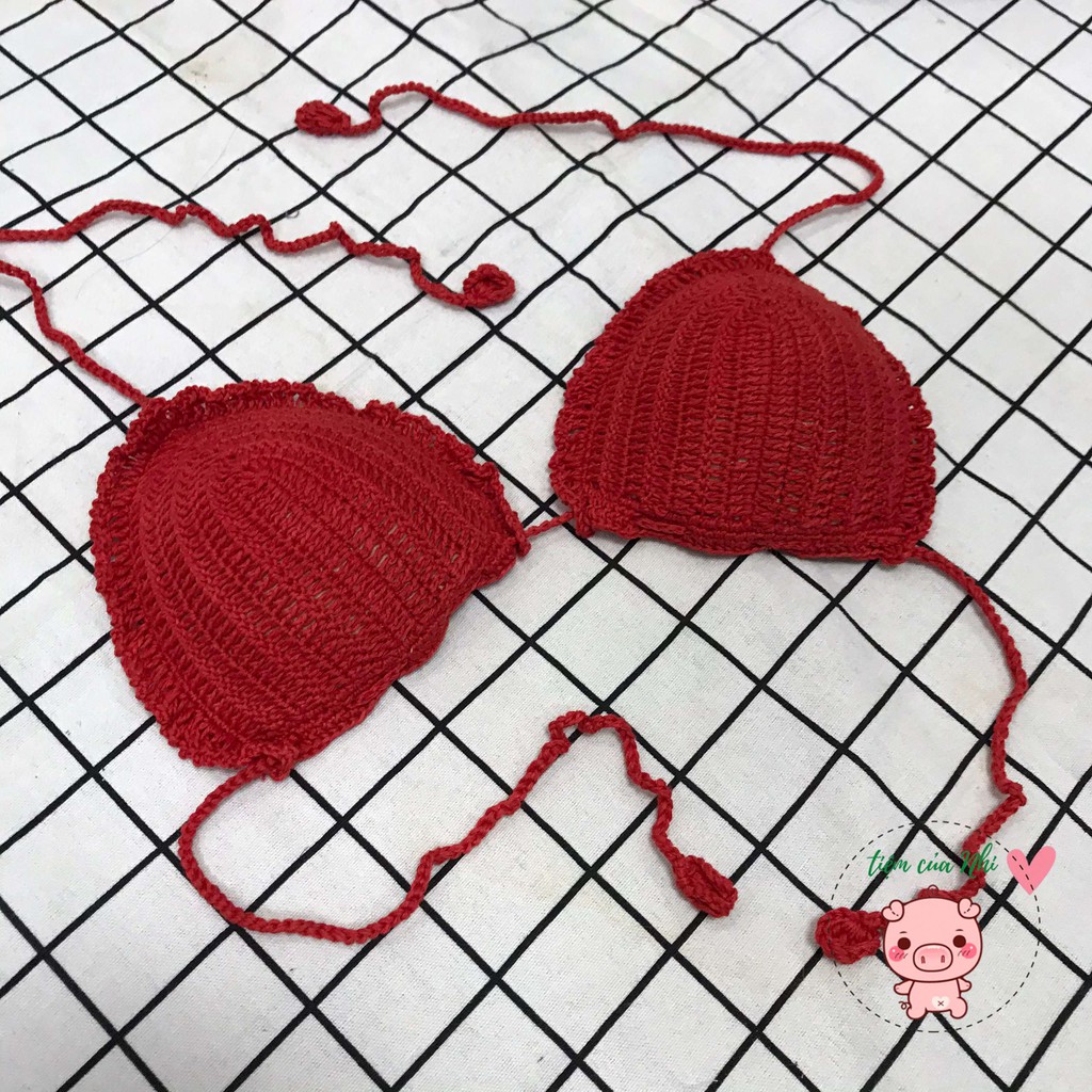 Bikini len cột dây đi biển dành cho nữ phong cách Hàn Quốc Tiệm Của Nhi BKN01 | BigBuy360 - bigbuy360.vn