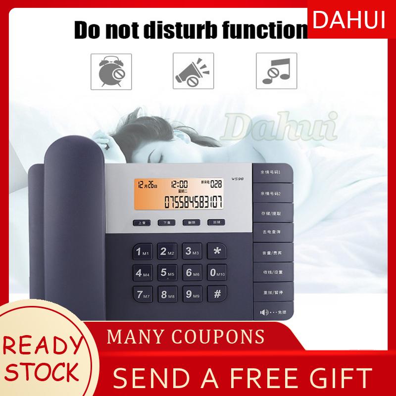 Điện Thoại Để Bàn W598 Không Dây Tiện Dụng Cho Gia Đình / Văn Phòng