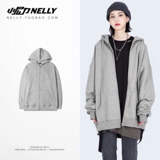 Áo khoác nỉ lót lông bên trong có séc chính hãng Heybig/Nelly #orderchina#hoodie#sweater