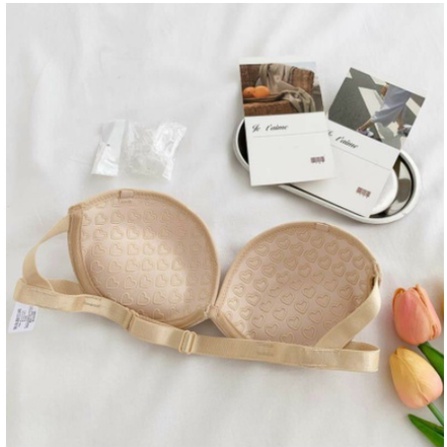 MỚI*Áo Lót Đúc gấm Bàn Tay Dây Rút Siêu Đẩy Nâng Ngực Tạo Khe 370 (ảnh thật)