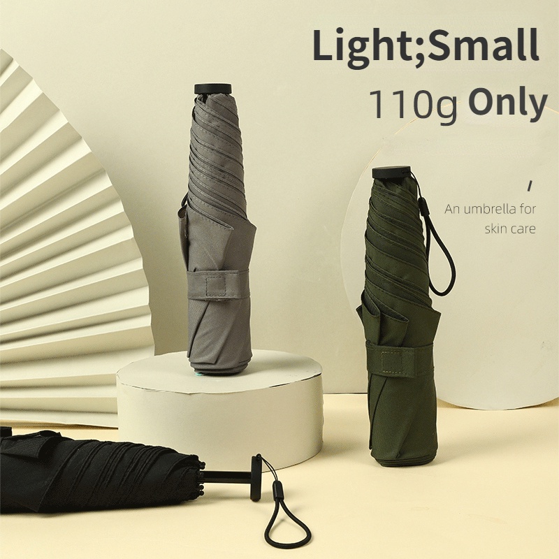 Dù Siêu Nhẹ 110g Bằng Sợi Carbon Chống Tia UV Tiện Dụng Và Bền