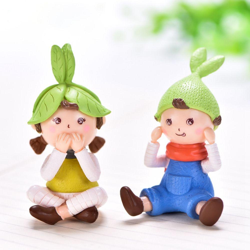 Móc Khóa Đồ trang trí Búp Bê Dễ Thương Dùng Trang Trí Tiểu Cảnh