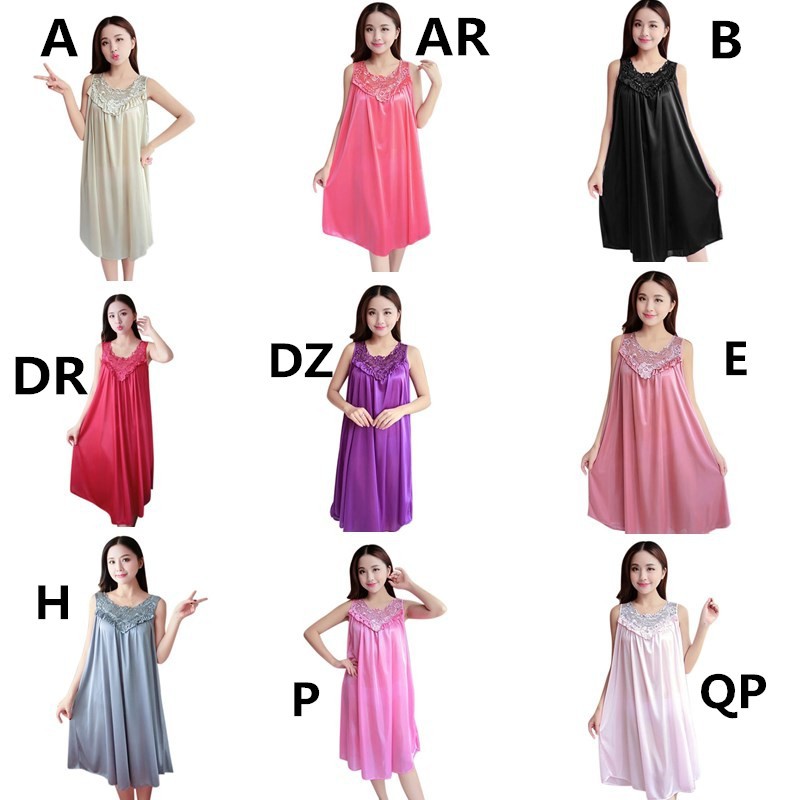 Đầm ngủ lụa thời trang cho nữ | BigBuy360 - bigbuy360.vn