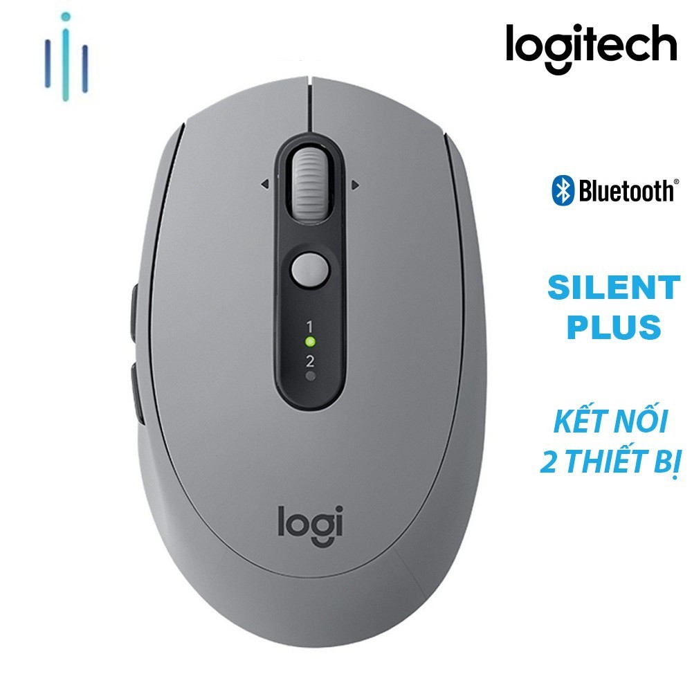 Chuột Bluetooth Logitech M590 - Màu xám