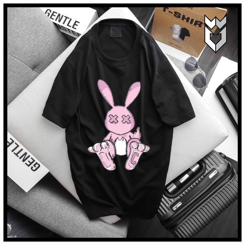 Áo phông nam 【RẺ VÔ ĐỊCH】Áo Thun nam nữ unisex Rabbit Draw C Tee, áo thun ngắn tay cá tính – GW Shop