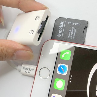 Đầu đọc thẻ nhớ dành cho iPhone, iPad Earldom ET-OT47