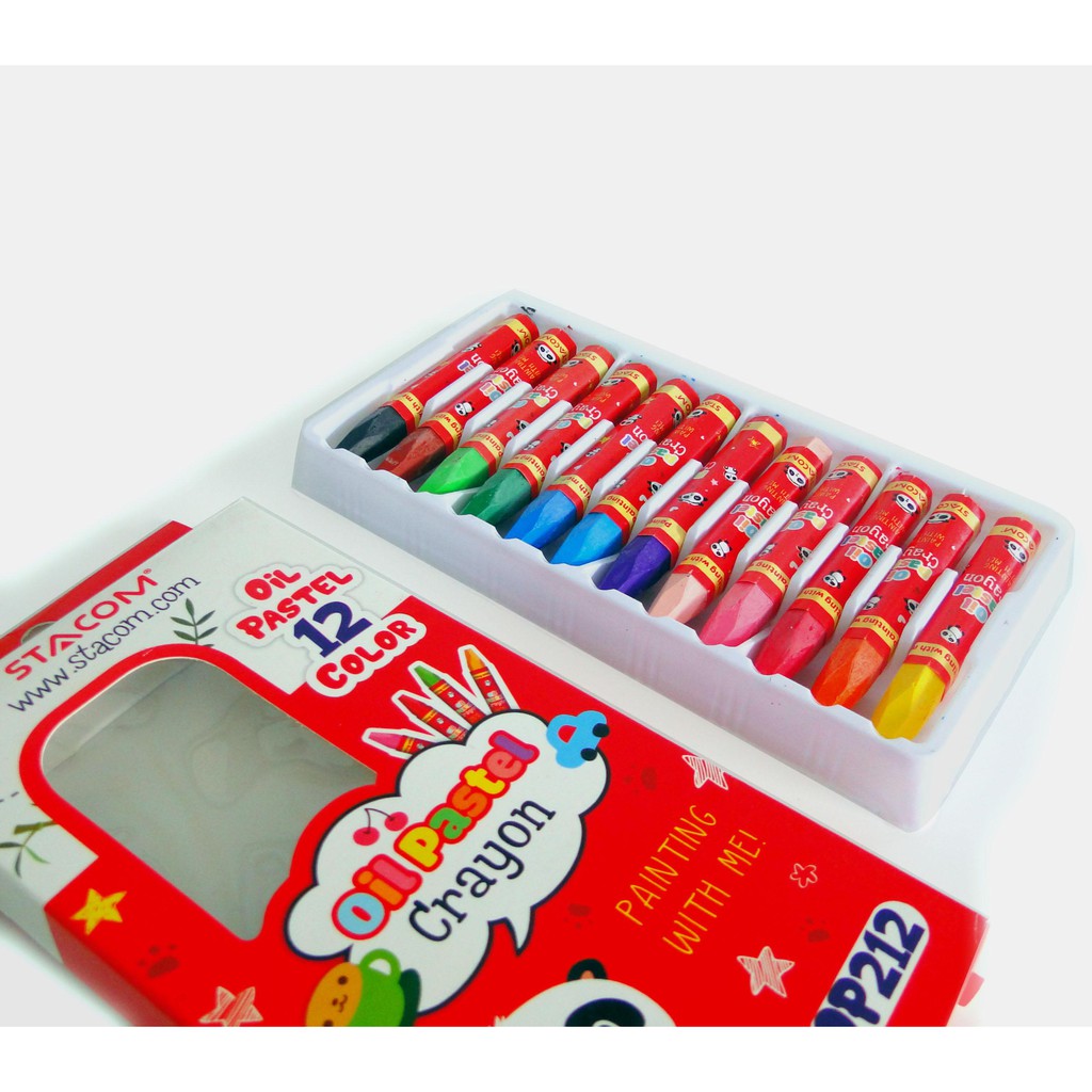 Sáp dầu Oil pastel Stacom 12 màu OP212