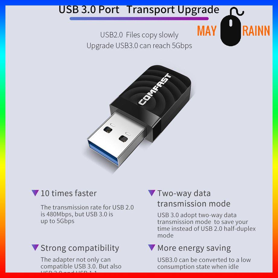 Usb Wifi 3.0 1300mbps Cho Pc Laptop Windows Xp / 7 / 8 / 8.1 / 10 | BigBuy360 - bigbuy360.vn