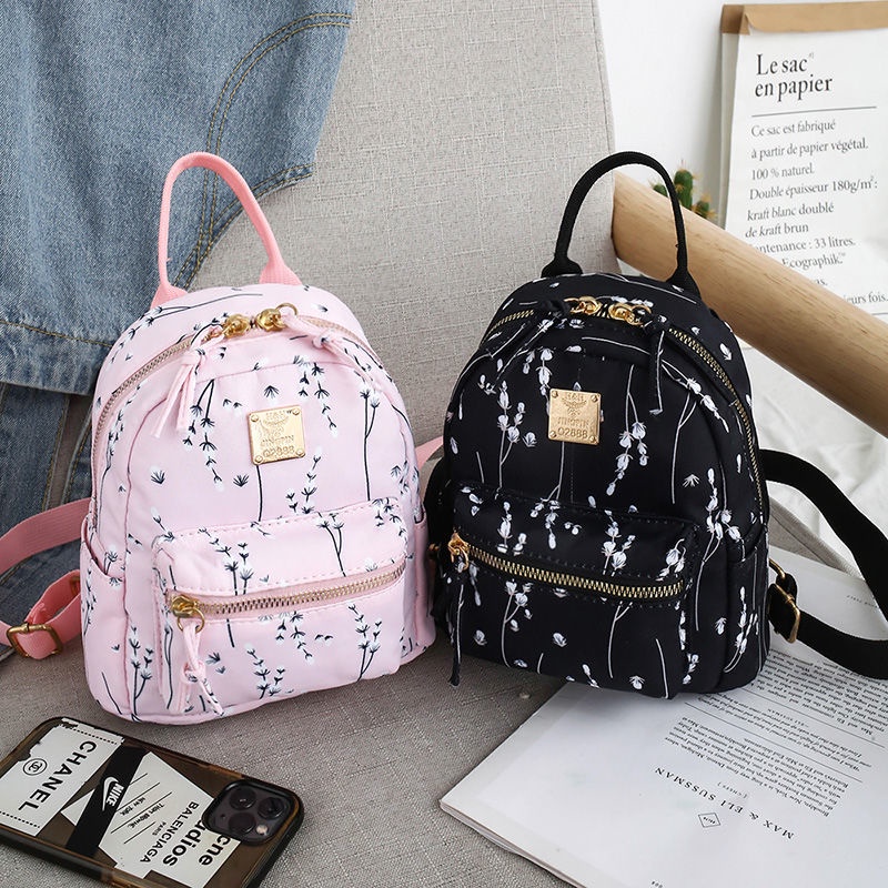Ba Lô Vải canvas Mini Phong Cách Hàn Quốc Thời Trang 2020 Dễ Phối Đồ Cho Nữ