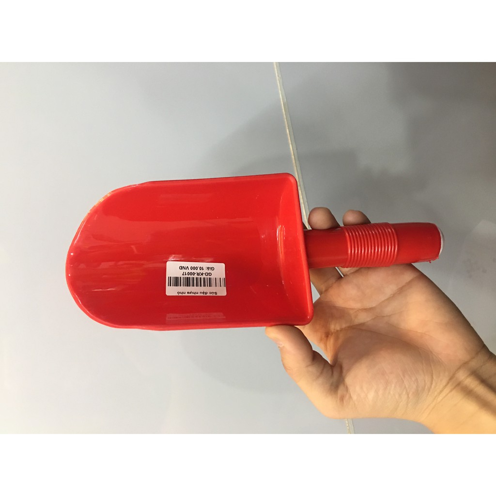 Xúc đậu, đá bằng nhựa nhỏ, lớn