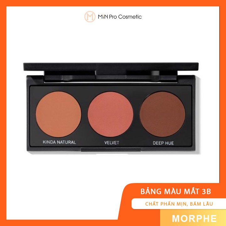 Bảng màu mắt Morphe 3B Pure Nude 3 ô