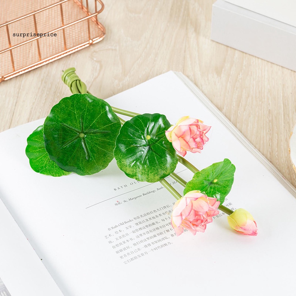 Hoa sen nhân tạo bằng lụa đẹp mắt thích hợp trang trí sân vườn