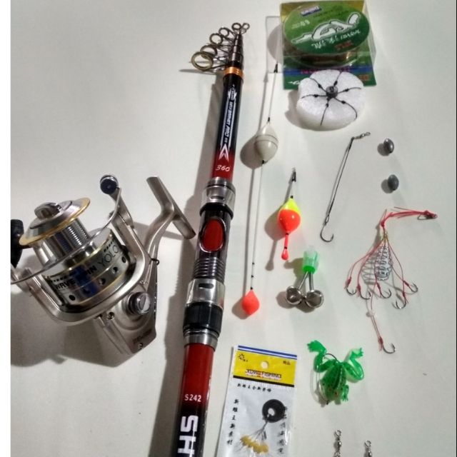 BỘ CÂU CÁ SHIMANO , máy YOLO 6000 KÈM PHỤ KIỆN