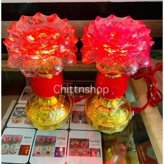 Đèn thờ hoa sen đổi màu