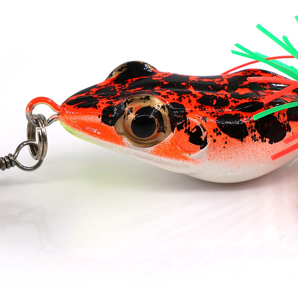 Mồi Giả Câu Cá Hình Ếch Hai Đầu Nhựa Cứng 13.5cm 9g