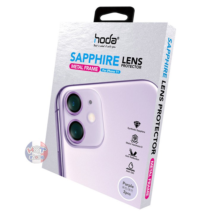 Ốp viền kính bảo vệ Camera Hoda Sapphire IPhone 11 / 12 / 12 Mini