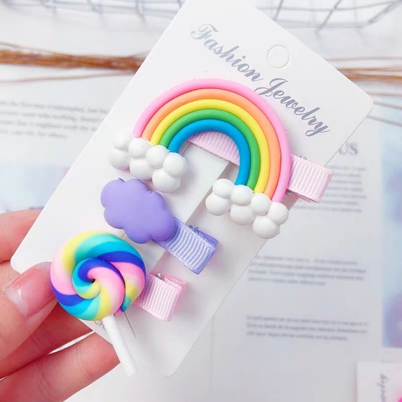 Kẹp Tóc Hình Kẹo Mút Dễ Thương Cho Nữ