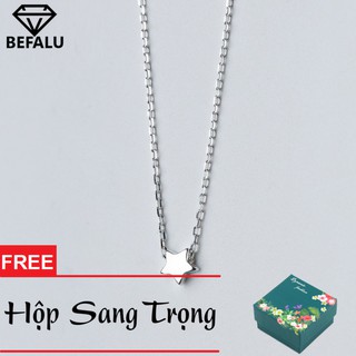 Dây chuyền bạc ngôi sao s925 phong cách hàn quốc vc37