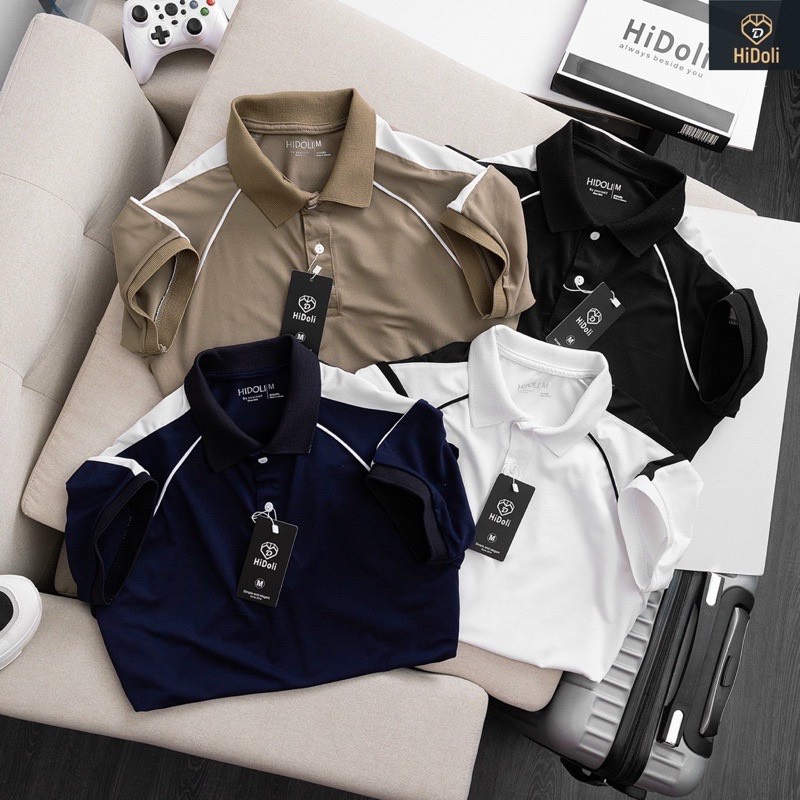 Áo POLO nam cổ bẻ cộc tay vải cá sấu cotton, Áo thun nam chuẩn form sang trọng, trẻ trung