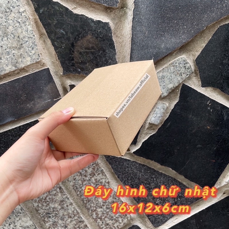 COMBO 3 hộp giấy carton nhỏ 3 lớp chuyên dùng gửi hàng - tặng quà