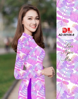 Vải áo dài chiếc lá