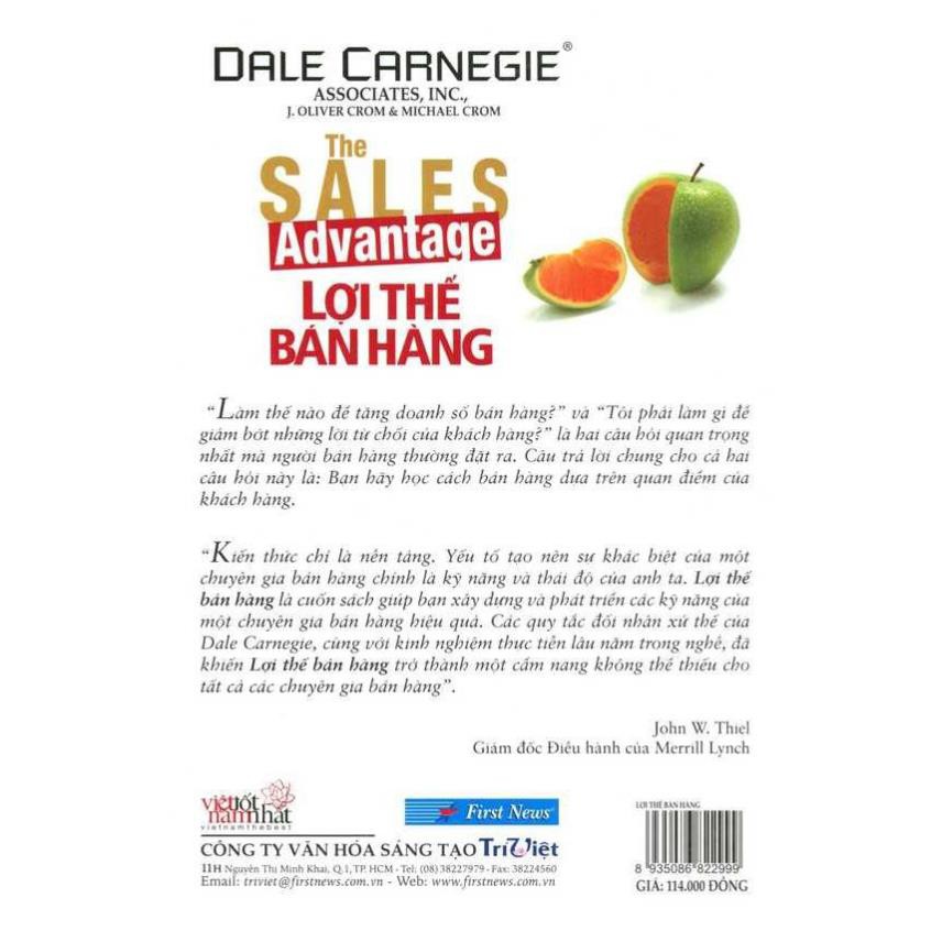 Sách - Lợi thế bán hàng [First News]