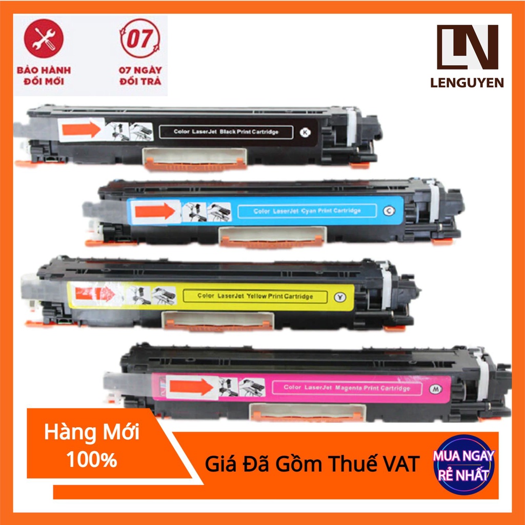 Hộp Mực máy in Hp Cp1025, M176N, M177FW | Mực In CE310/CF350, CE311/CF351, CE312/CF352, CE313/CF353