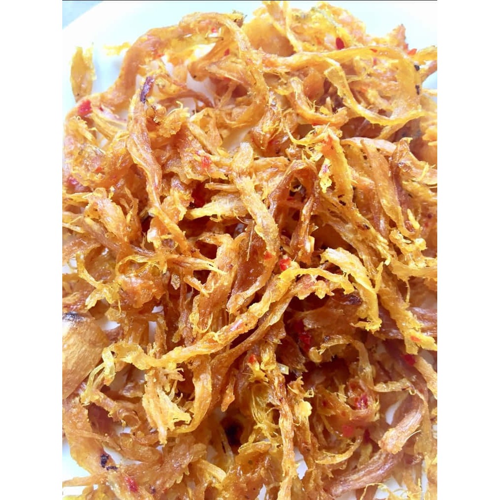 Mực sốt xé sợi tẩm gia vị hũ 250g Mango Food, ăn vặt Hà Nội | BigBuy360 - bigbuy360.vn