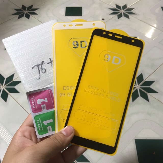 Samsung J6 Plus_Kính cường lực 9D Full màn hình cao cấp