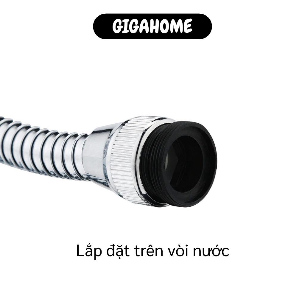 Đầu Nối Vòi Nước GIGAHOME Tăng Áp, Xoay 360 Độ, Chất Liệu Inox 3374