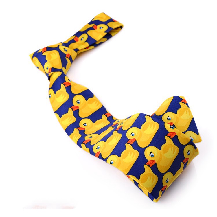 Cà vạt họa tiết hoạt hình ducky tie trong How i met your mother 8cm
